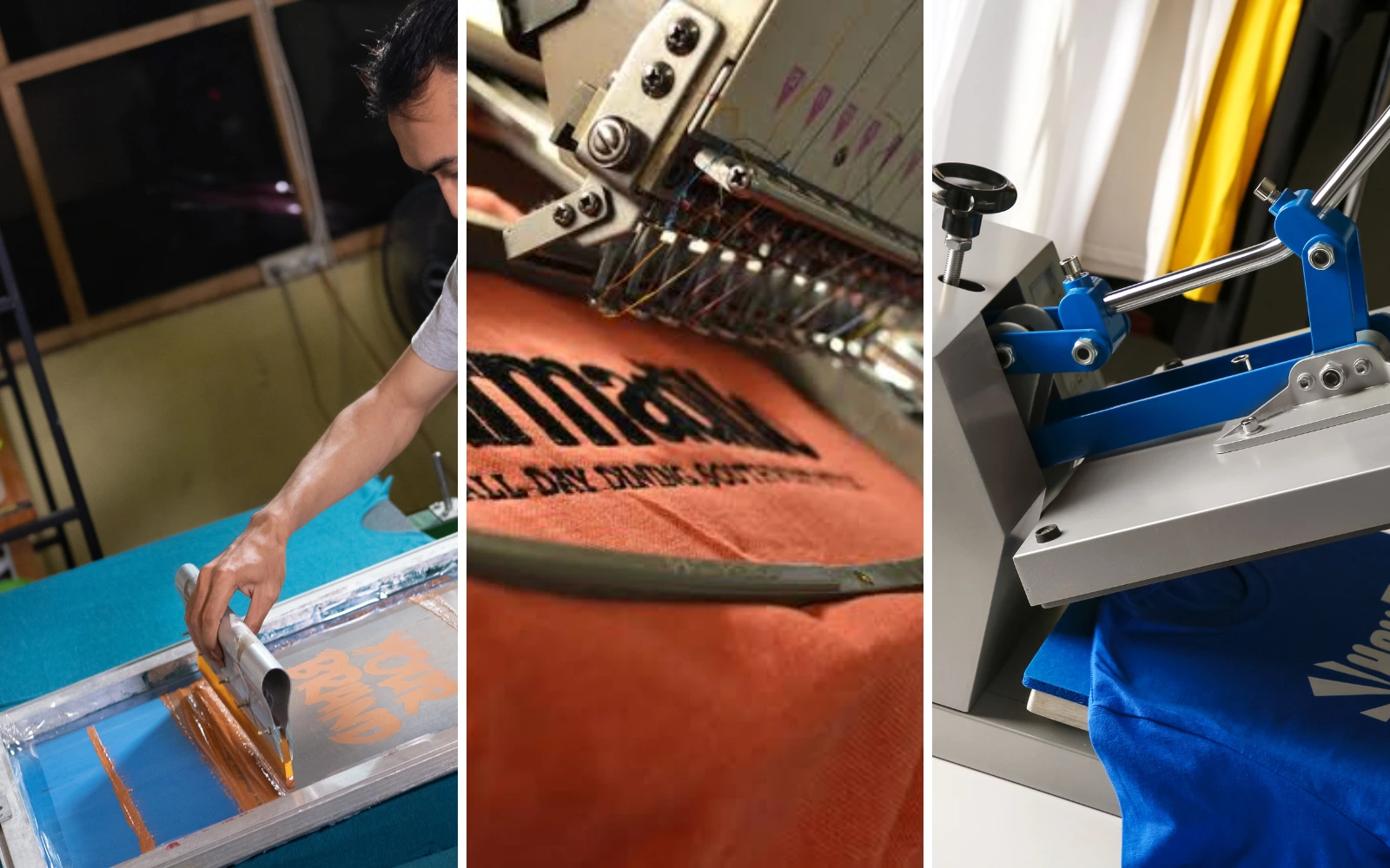 RIZER T-shirt logo and printing methods guide